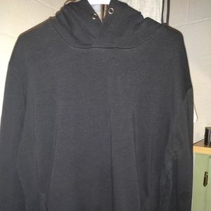 Black ESNTLS long sleeve hoodie (ONLY WORE TWICE)